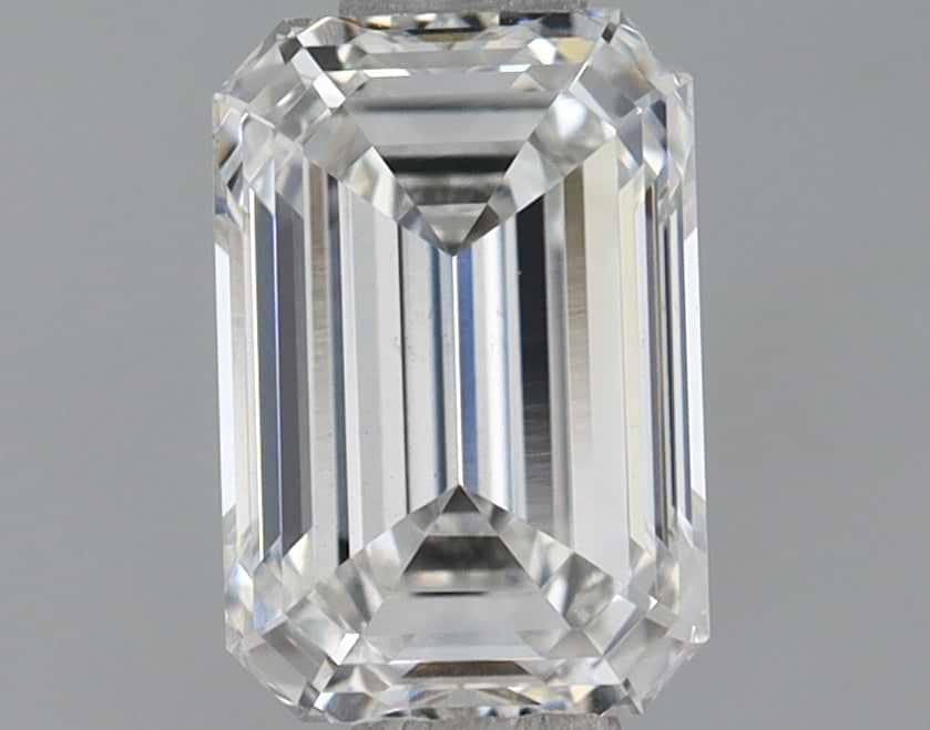 0.84 Carat Emerald Shaped Ideal Cut VS1 IGI Certified Lab Grown Diamond