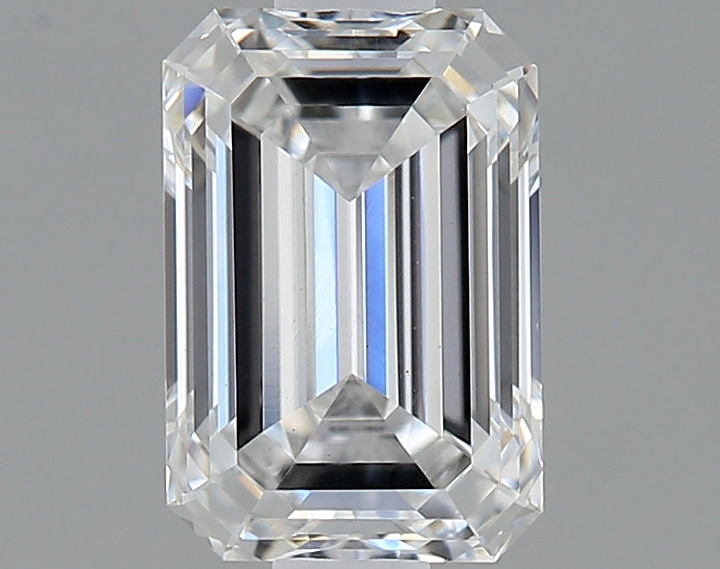 0.92 Carat Emerald Shaped Ideal Cut VVS2 IGI Certified Lab Grown Diamond