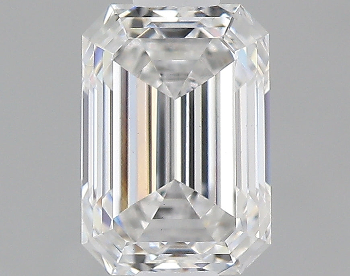 0.74 Carat Emerald Shaped Ideal Cut VS1 IGI Certified Lab Grown Diamond