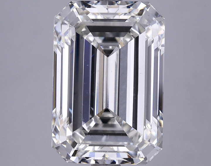 4.96 Carat Emerald Shaped Ideal Cut VS1 IGI Certified Lab Grown Diamond