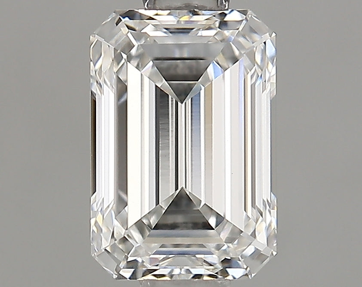 0.93 Carat Emerald Shaped Ideal Cut VVS2 IGI Certified Lab Grown Diamond