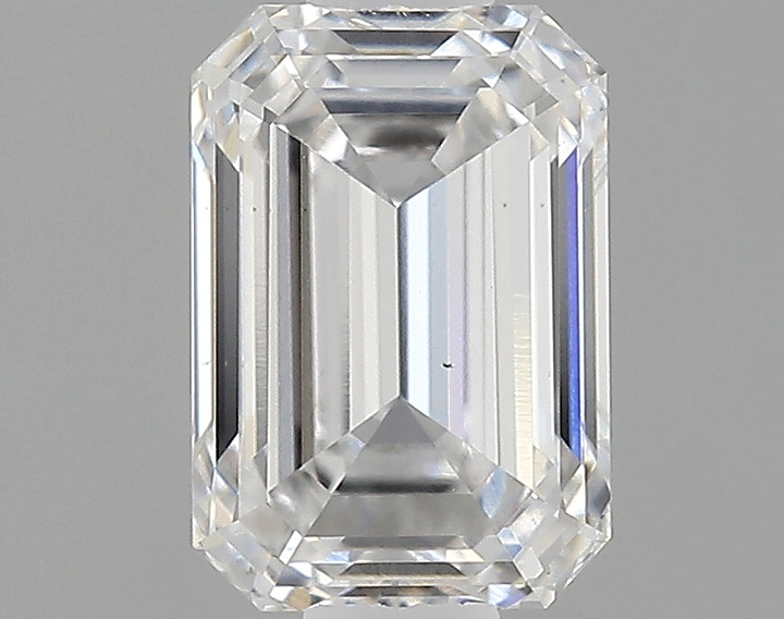 0.81 Carat Emerald Shaped Ideal Cut VS1 IGI Certified Lab Grown Diamond