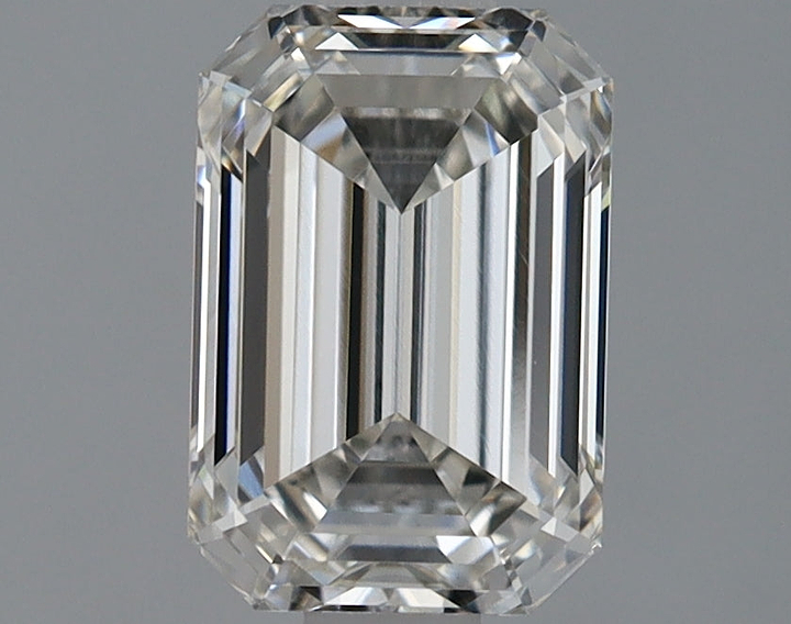 1.34 Carat Emerald Shaped Ideal Cut VVS2 IGI Certified Lab Grown Diamond