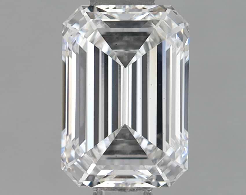 0.94 Carat Emerald Shaped Ideal Cut VS2 IGI Certified Lab Grown Diamond
