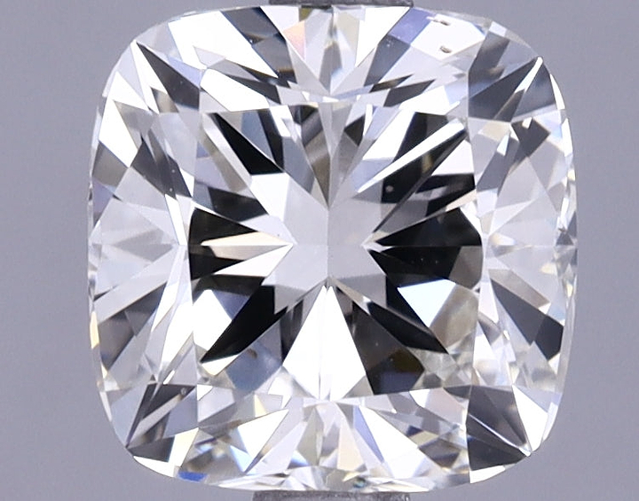 1.59 Carat Cushion Shaped Ideal Cut Vvs2 Igi Certified Lab Grown Diamond