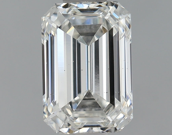 0.84 Carat Emerald Shaped Ideal Cut VS2 IGI Certified Lab Grown Diamond