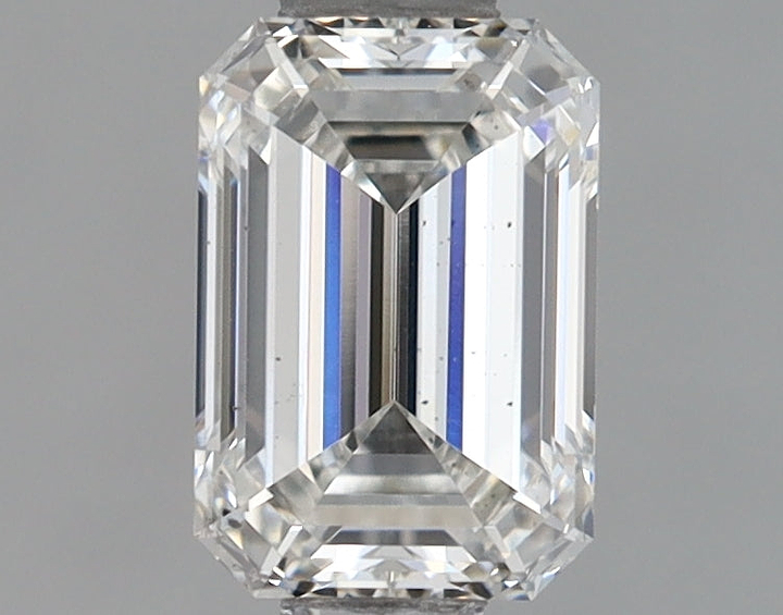 0.72 Carat Emerald Shaped Ideal Cut VS2 IGI Certified Lab Grown Diamond