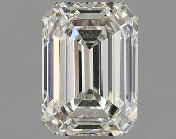 1.02 Carat Emerald Shaped Ideal Cut VVS2 IGI Certified Lab Grown Diamond