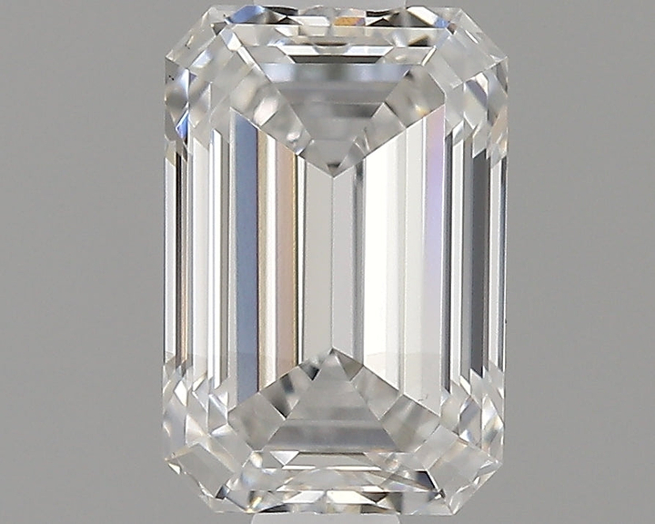 0.84 Carat Emerald Shaped Excellent Cut VS2 IGI Certified Lab Grown Diamond