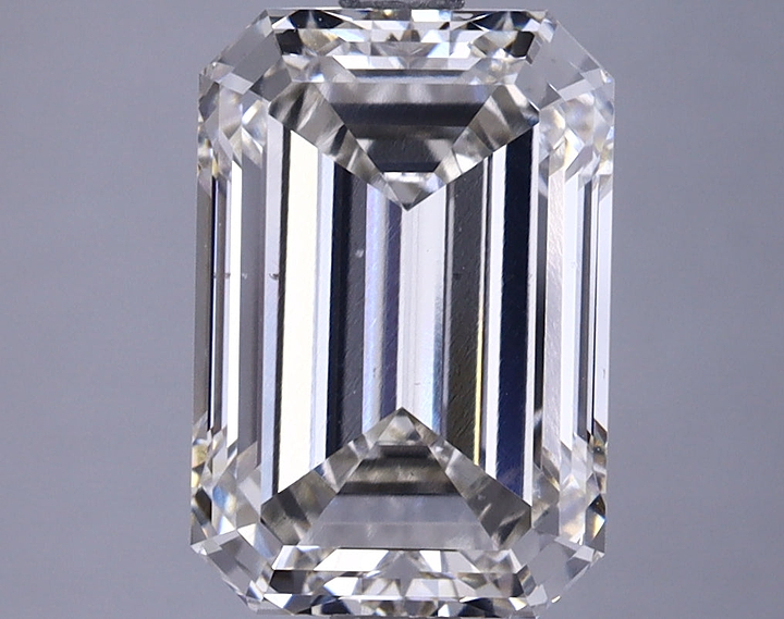 3.79 Carat Emerald Shaped Ideal Cut VS2 IGI Certified Lab Grown Diamond