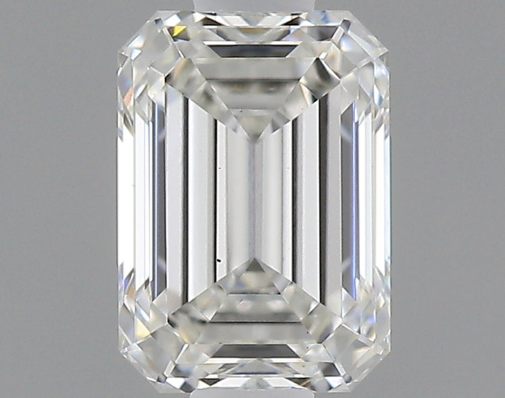 0.82 Carat Emerald Shaped Ideal Cut VS1 IGI Certified Lab Grown Diamond