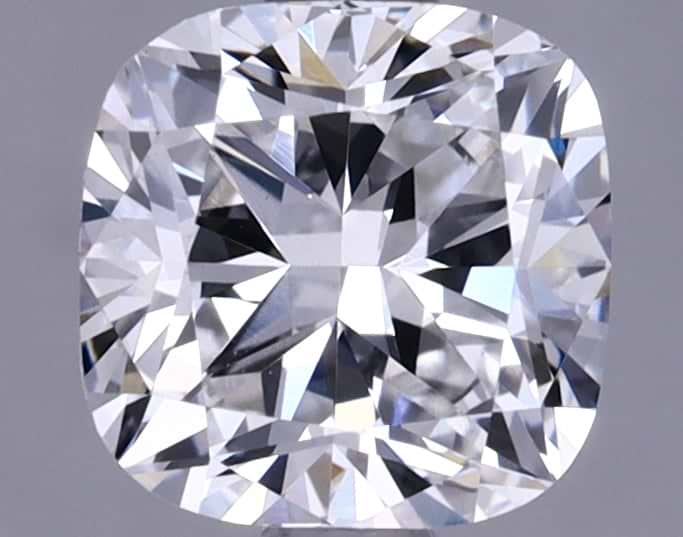 1.23 Carat Cushion Shaped Ideal Cut Vvs2 Igi Certified Lab Grown Diamond