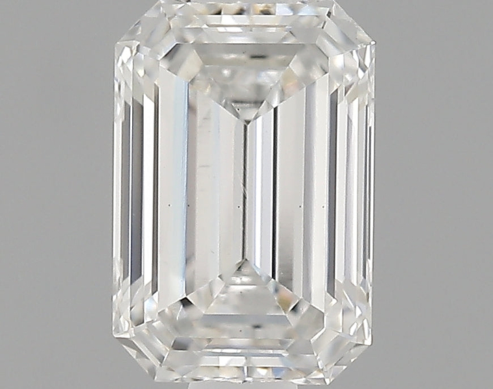 0.72 Carat Emerald Shaped Very Good Cut VS1 IGI Certified Lab Grown Diamond