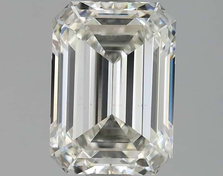 1.69 Carat Emerald Shaped Ideal Cut Vs1 Igi Certified Lab Grown Diamond