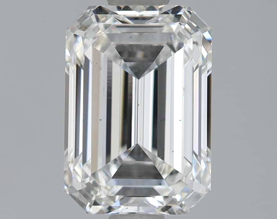 1.38 Carat Emerald Shaped Ideal Cut VS2 IGI Certified Lab Grown Diamond