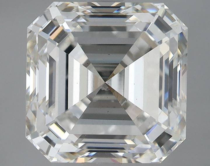 4.21 Carat Asscher Shaped Excellent Cut VS2 IGI Certified Lab Grown Diamond