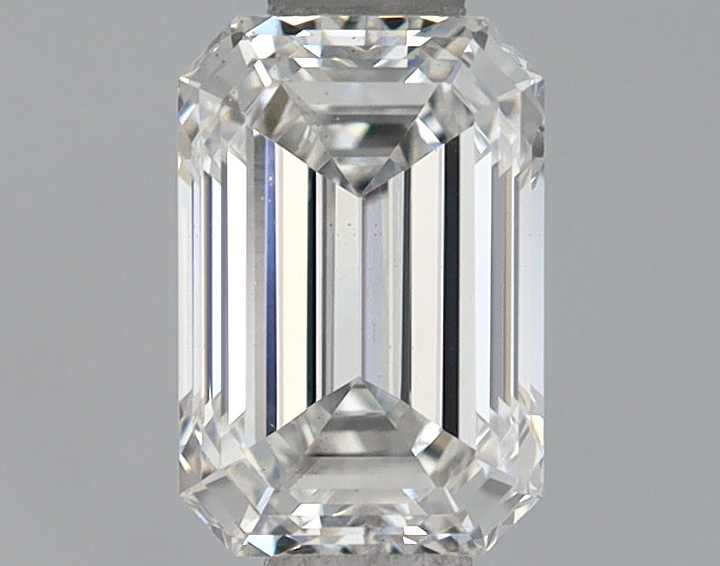 0.81 Carat Emerald Shaped Excellent Cut VS2 IGI Certified Lab Grown Diamond