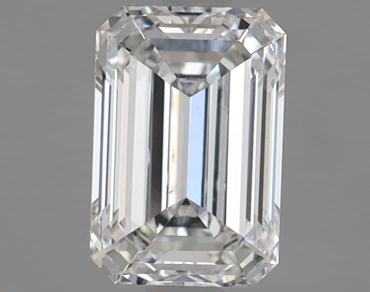 1.41 Carat Emerald Shaped Ideal Cut VS2 IGI Certified Lab Grown Diamond