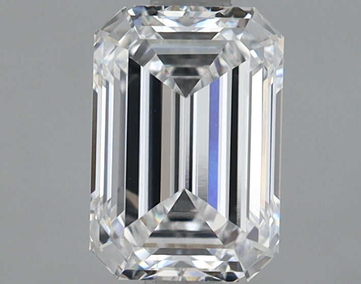1.24 Carat Emerald Shaped Ideal Cut VS1 IGI Certified Lab Grown Diamond