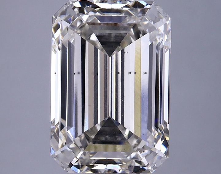 3.96 Carat Emerald Shaped Ideal Cut VS2 IGI Certified Lab Grown Diamond