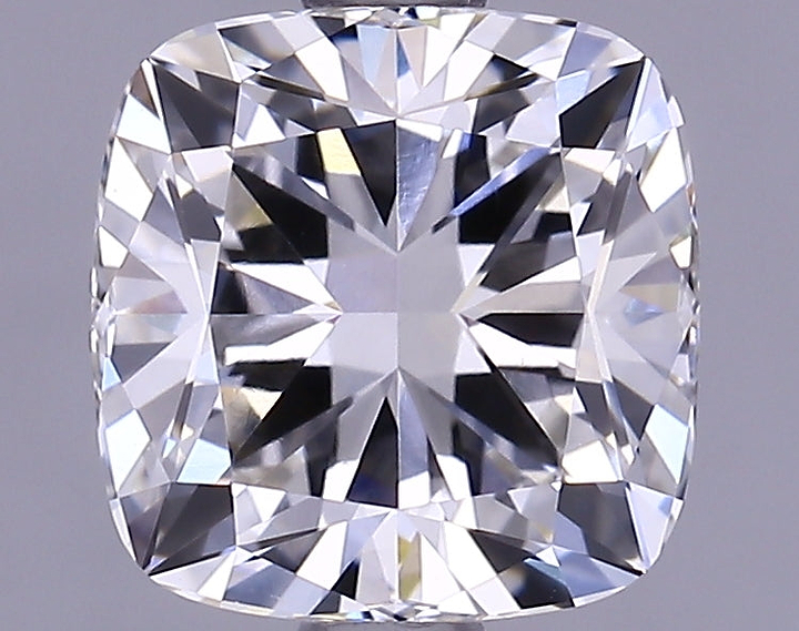 1.65 Carat Cushion Shaped Ideal Cut VVS2 IGI Certified Lab Grown Diamond