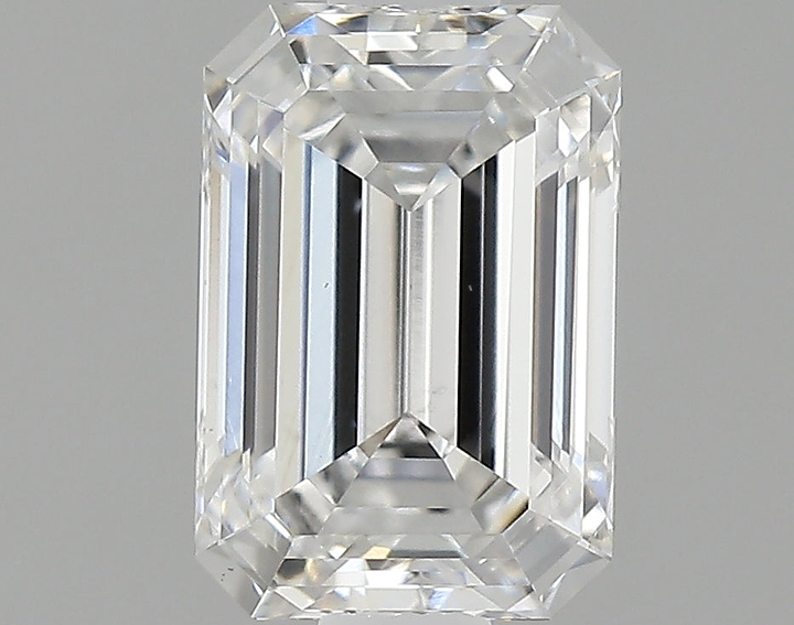 0.87 Carat Emerald Shaped Ideal Cut VS1 IGI Certified Lab Grown Diamond
