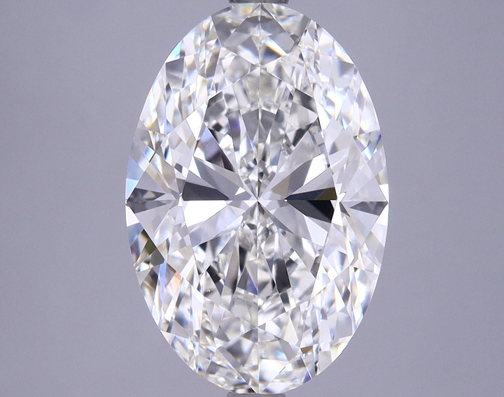 4.5 Carat Oval Shaped Excellent Cut VVS2 GIA Certified Lab Grown Diamond