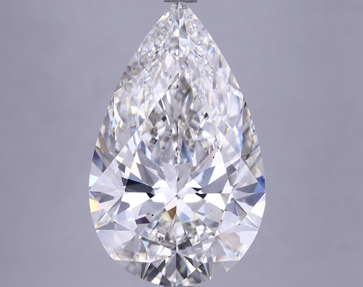 6.01 Carat Pear Shaped Ideal Cut VS2 IGI Certified Lab Grown Diamond