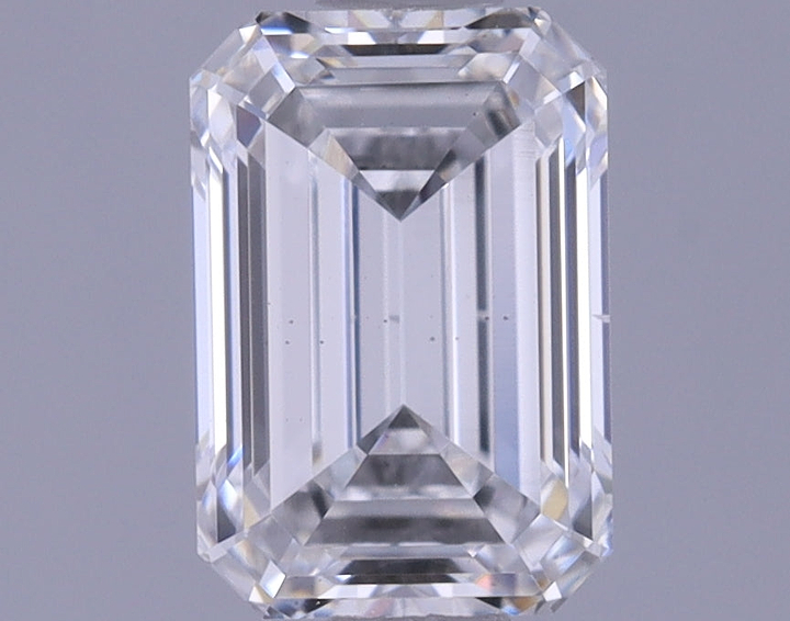 0.81 Carat Emerald Shaped Ideal Cut VS2 IGI Certified Lab Grown Diamond