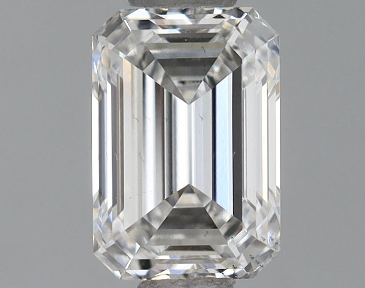 0.72 Carat Emerald Shaped Ideal Cut VS2 IGI Certified Lab Grown Diamond