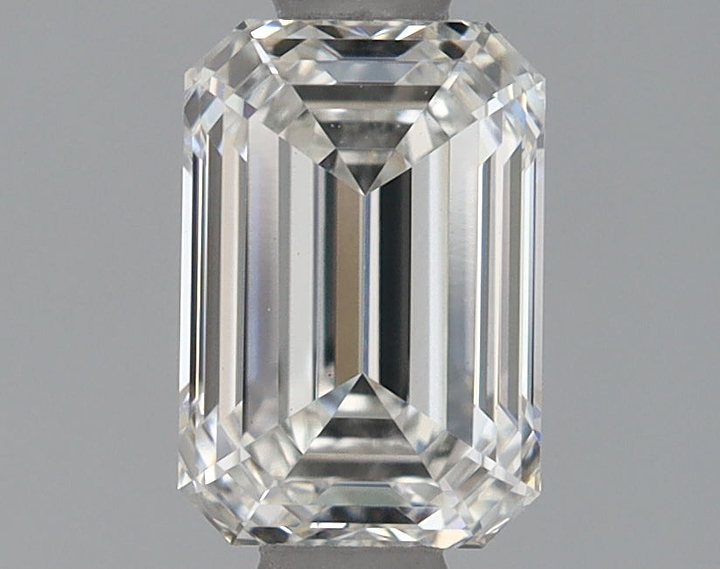 0.88 Carat Emerald Shaped Ideal Cut VS1 IGI Certified Lab Grown Diamond