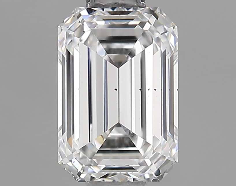 0.84 Carat Emerald Shaped Ideal Cut VS2 IGI Certified Lab Grown Diamond