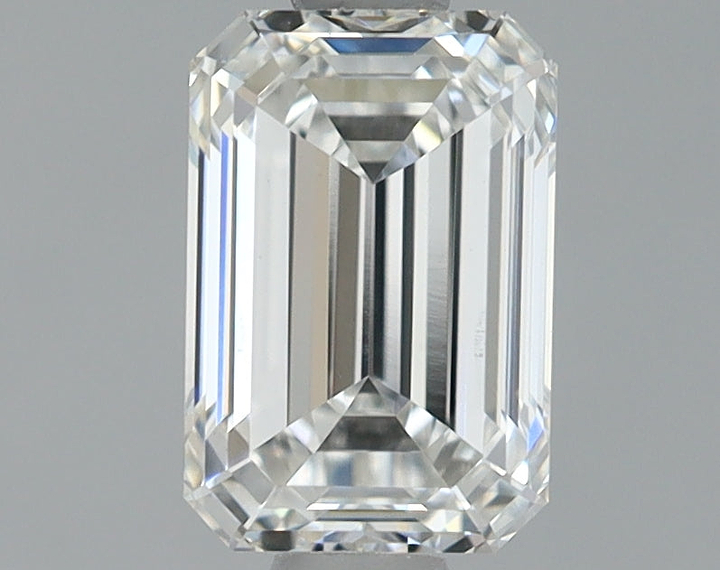 0.8 Carat Emerald Shaped Ideal Cut VVS2 IGI Certified Lab Grown Diamond