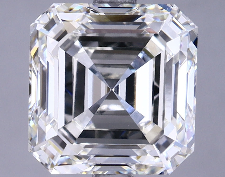 4.07 Carat Asscher Shaped Ideal Cut VVS2 IGI Certified Lab Grown Diamond
