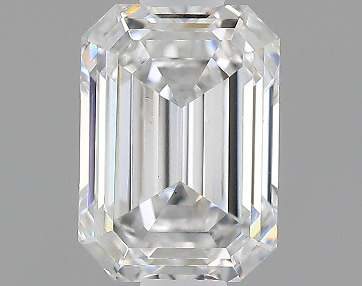 0.88 Carat Emerald Shaped Ideal Cut VS1 IGI Certified Lab Grown Diamond