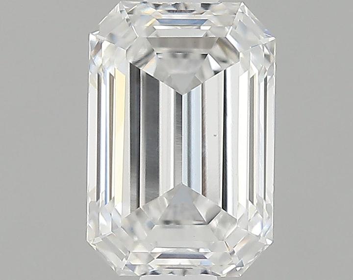 0.81 Carat Emerald Shaped Ideal Cut VVS2 IGI Certified Lab Grown Diamond