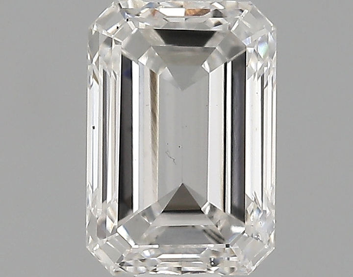 0.72 Carat Emerald Shaped Very Good Cut VS1 IGI Certified Lab Grown Diamond
