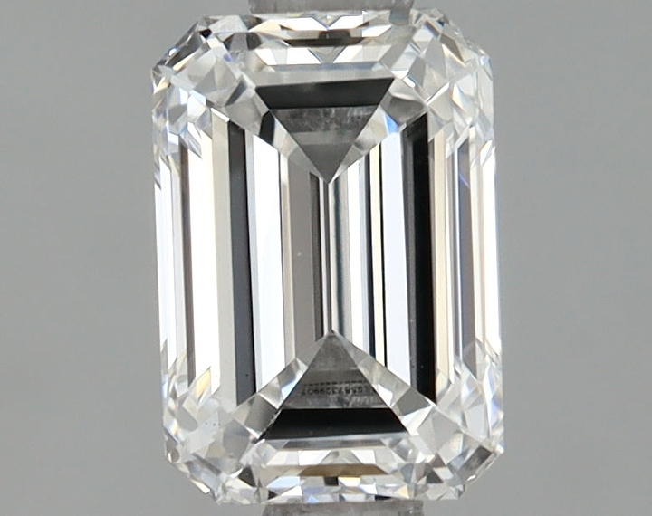 0.83 Carat Emerald Shaped Ideal Cut VS1 IGI Certified Lab Grown Diamond