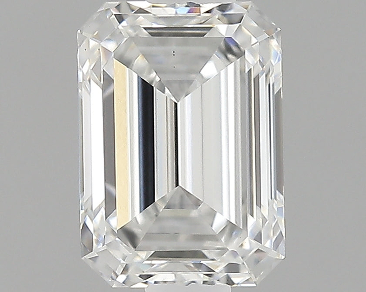 0.88 Carat Emerald Shaped Ideal Cut VS1 IGI Certified Lab Grown Diamond