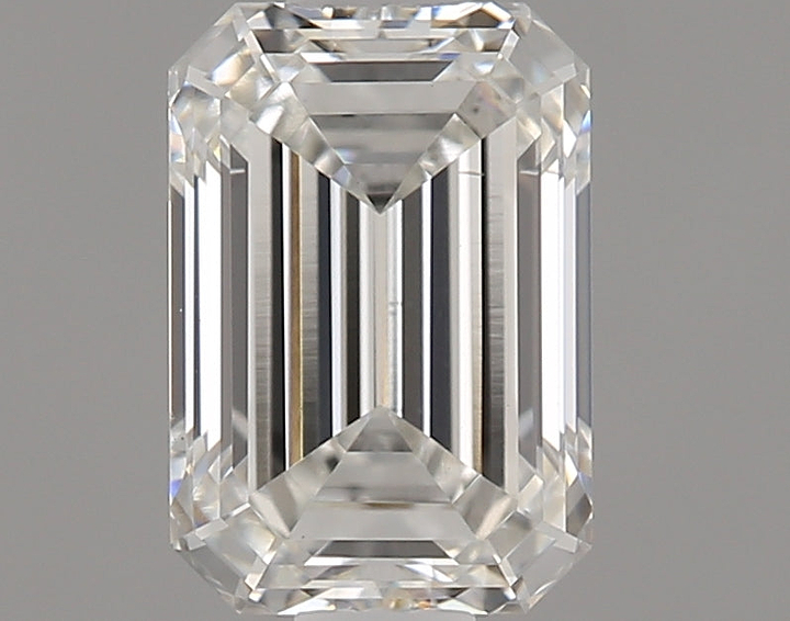 0.84 Carat Emerald Shaped Ideal Cut VS2 IGI Certified Lab Grown Diamond