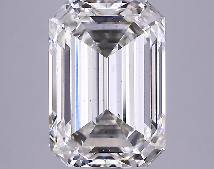 4.82 Carat Emerald Shaped Ideal Cut VS2 IGI Certified Lab Grown Diamond