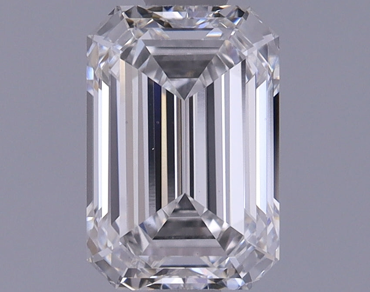 1.1 Carat Emerald Shaped Ideal Cut VVS2 IGI Certified Lab Grown Diamond