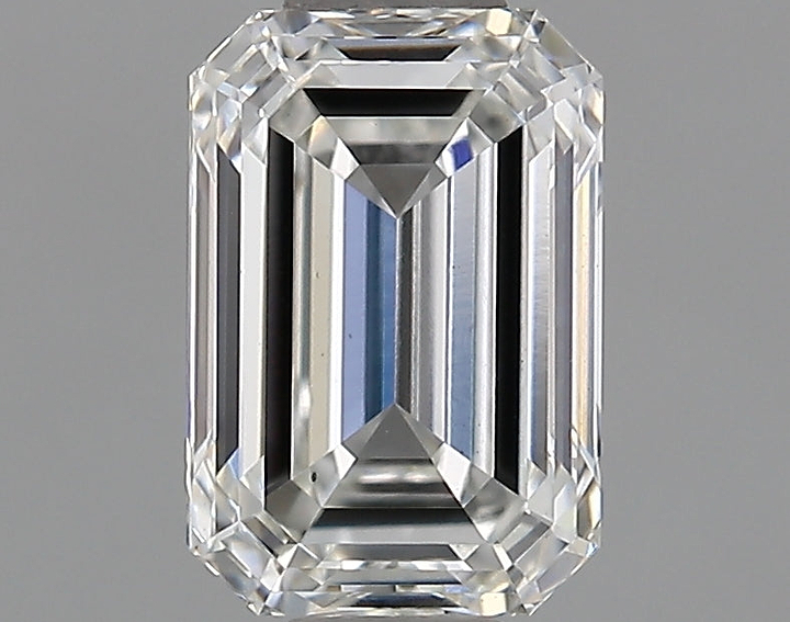 0.85 Carat Emerald Shaped Ideal Cut VS1 IGI Certified Lab Grown Diamond