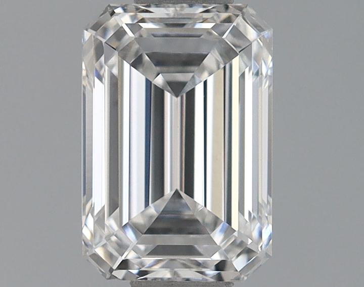 0.83 Carat Emerald Shaped Ideal Cut VVS2 IGI Certified Lab Grown Diamond
