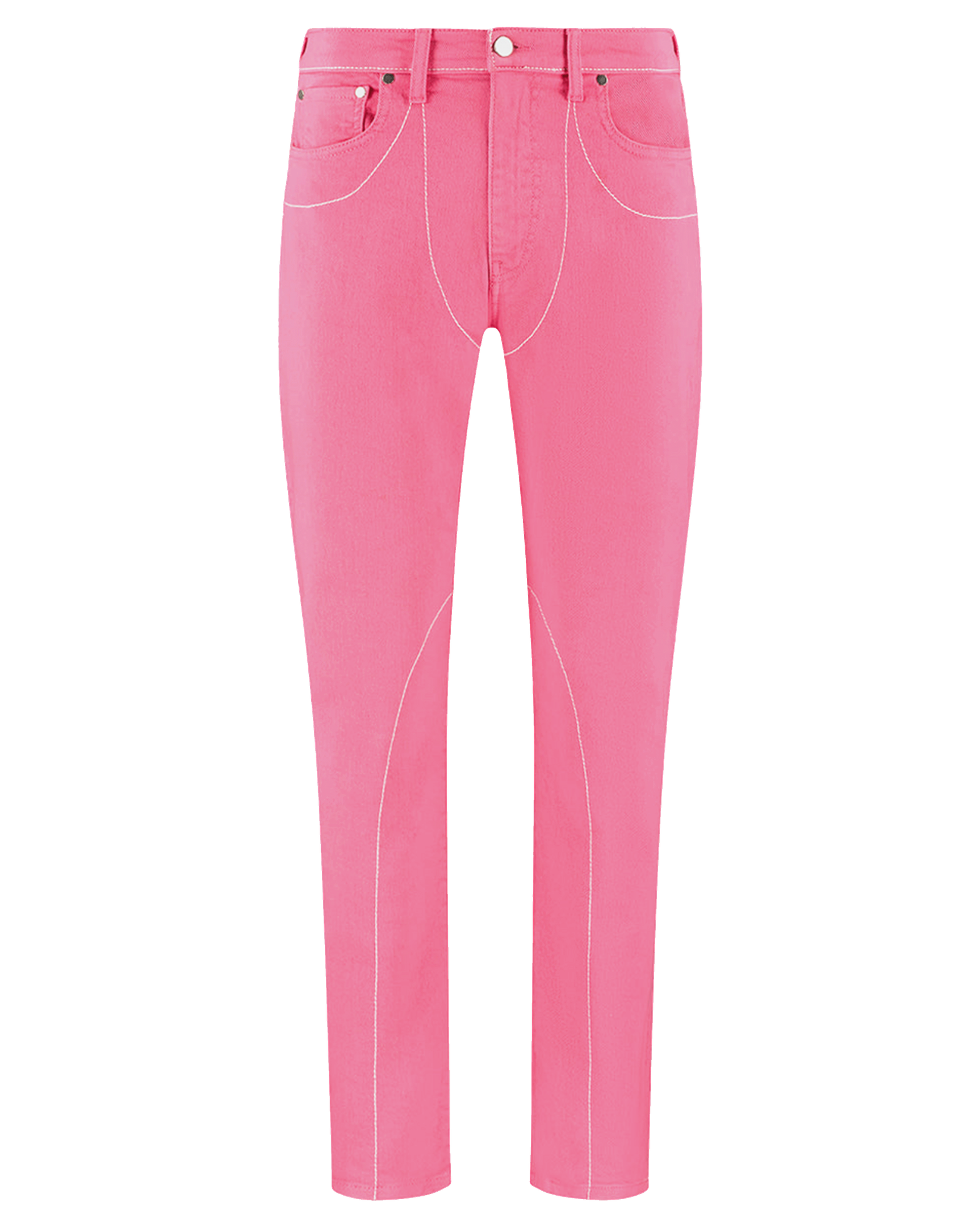 Ashluxe Female Denim Slimfit Pants 5Pockets Pink