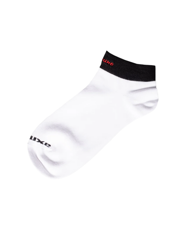 ASHLUXE Ankle Socks Black White