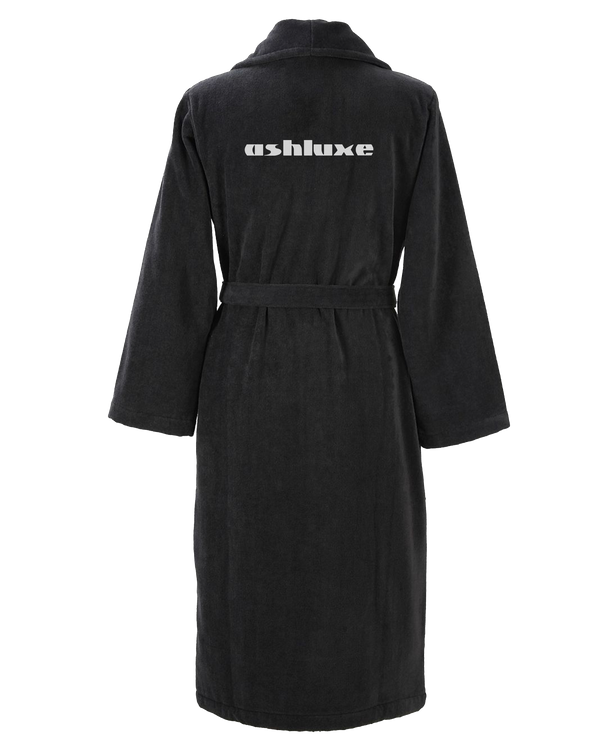 Ashluxe Customisable Bathing Robe - Black