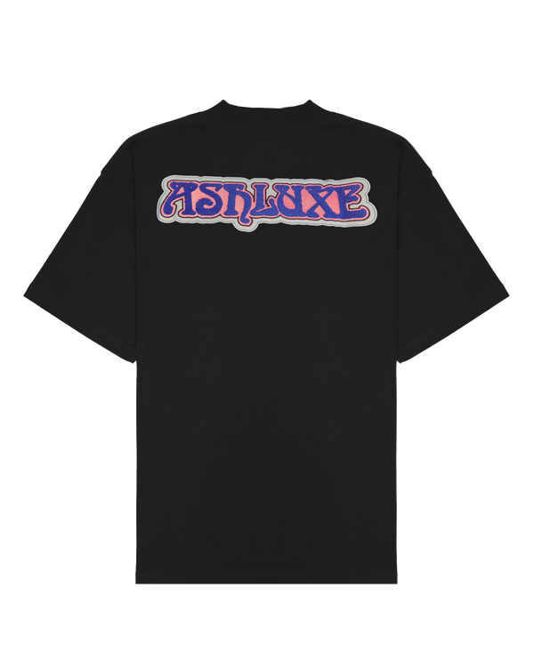 Ashluxe Patch Logo T-shirt   Black