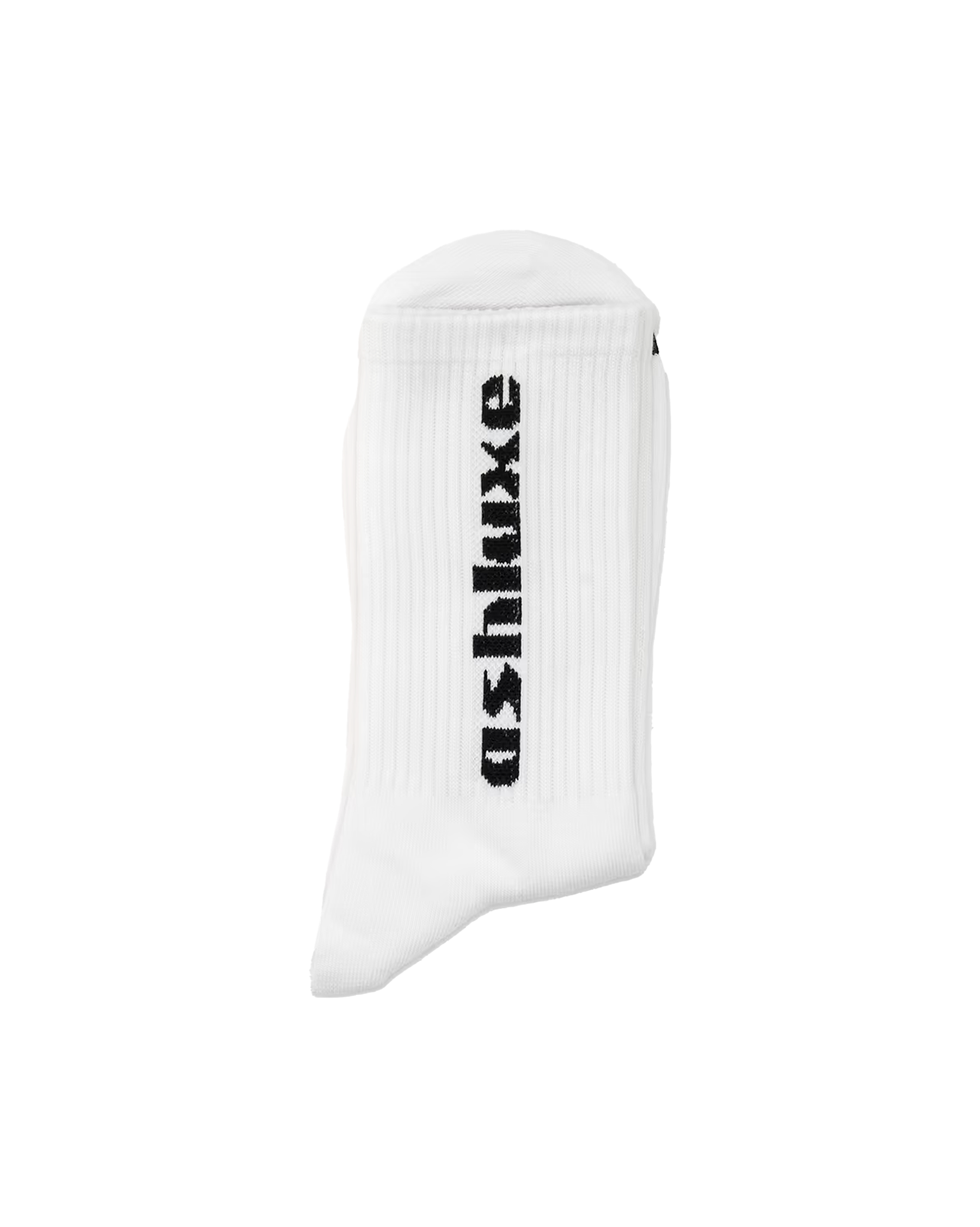 Ash Logo Socks White Black