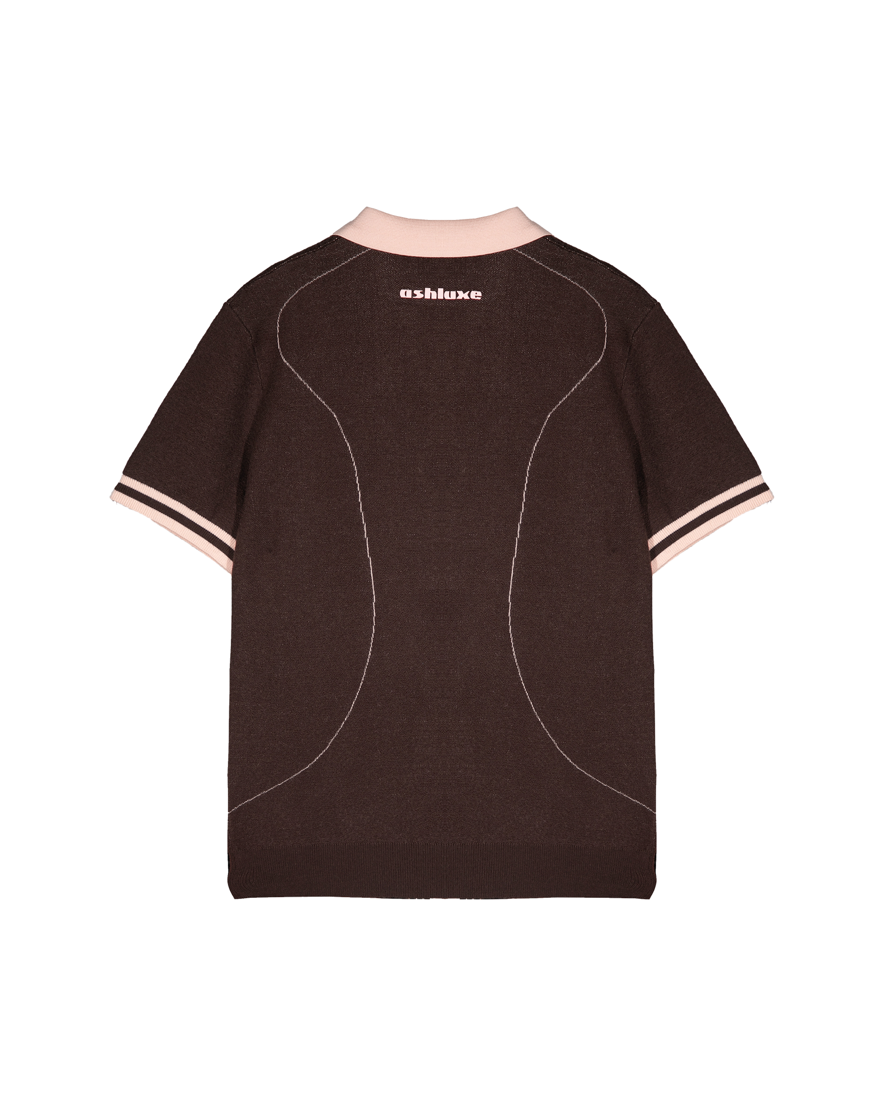 Ashluxe Classic Match Polo Brown